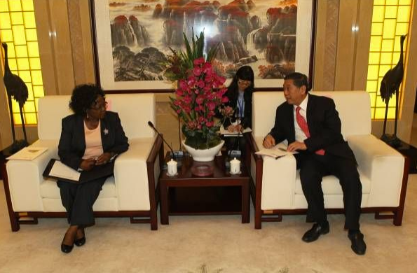 CNMCL Chairman of Board Luo Tao Meeting with New Zambian Ambassador to China in Beijing