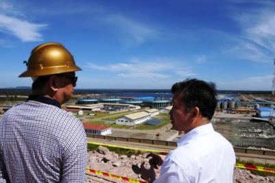 CNMCL Chairman of the Board Luo Tao visiting CNMC Luanshya Copper Mines PLC