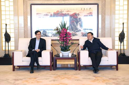 Chairman Wang Tongzhou Met Zhou Yuxian, Vice Chairman of China Reform Holdings Corporation Ltd.