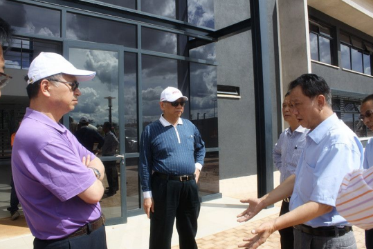 CNMCL Chair of the Board Luo Tao Paying an Investigating Visit to CNMC Huaxin Mining Co., Ltd