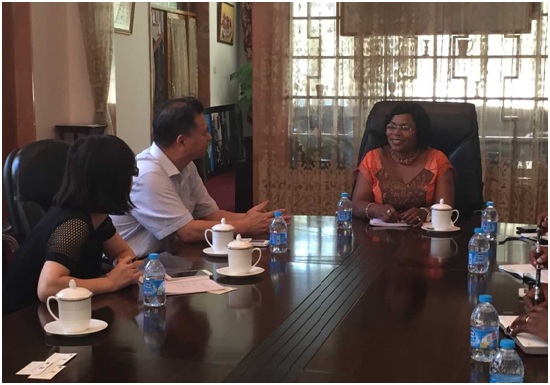 Chairman of the Board Tao Xinghu Visits Zambia’s New Ambassador to China