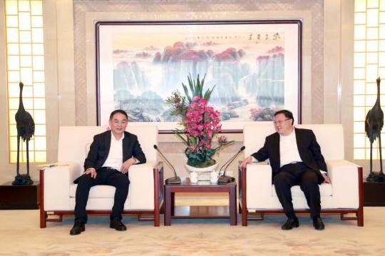 Chairman of the Board of Directors Wang Tongzhou Met Deputy General Manager of China Minmetals Corporation Zhang Zhaoxiang