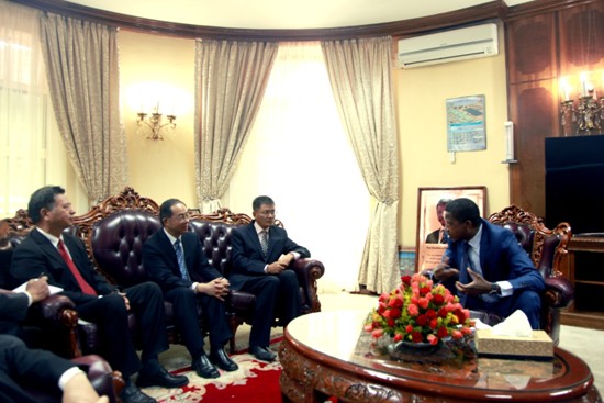 General Manager Zhang Keli of CNMC Met with President Edgar Lungu of Zambia