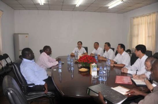 Zambian Mining Minister Inspecting the Southeast Ore Body Project of NFCA