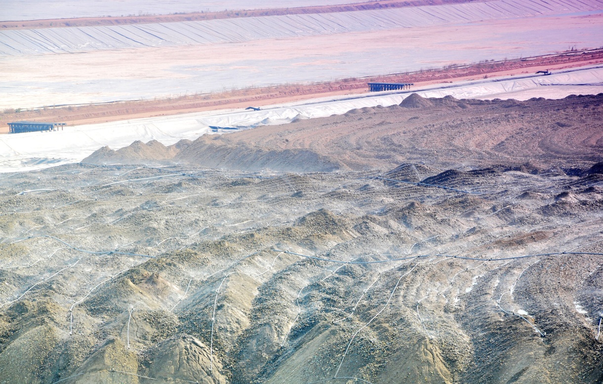 The heap leach system of CNMC Luanshya Muliashi overcame Influence of Rainy Season and Realized the Smooth Progress of Construction and Production