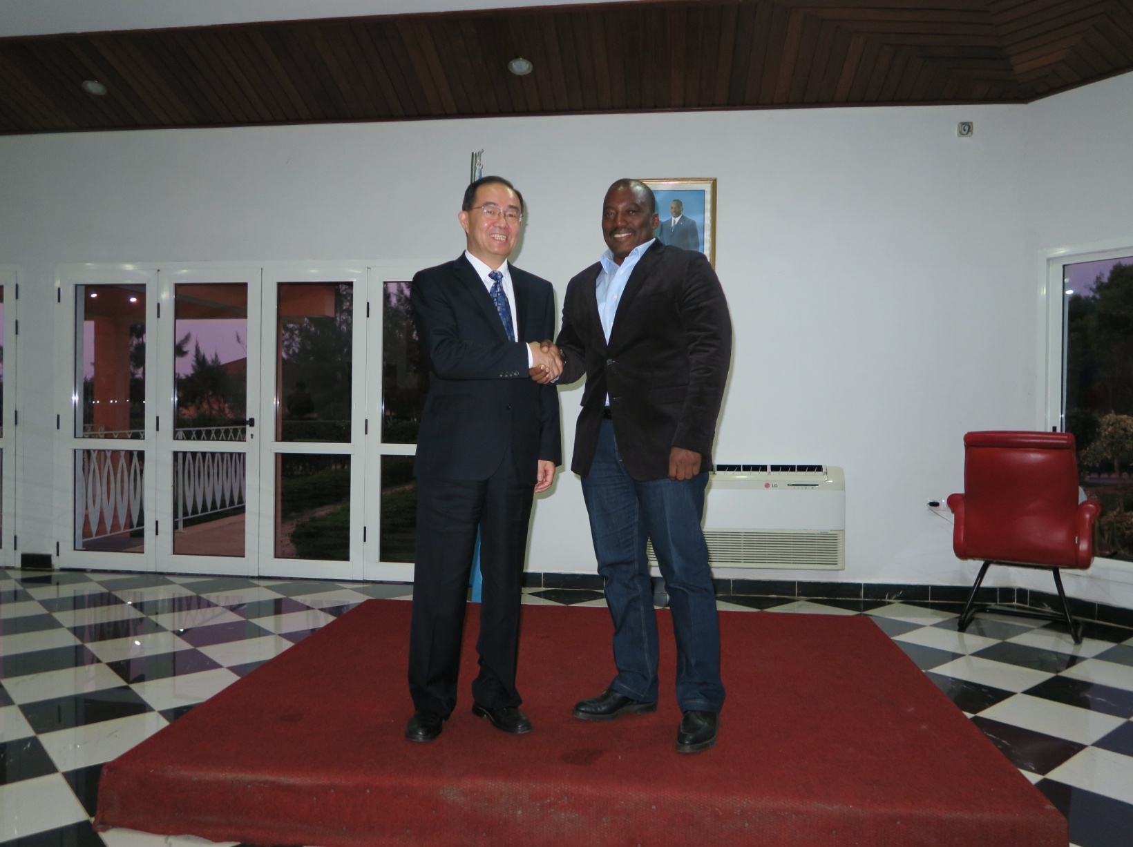 Zhang Keli, General Manager of CNMC Made an Official Call to the President of Democratic Republic of the Congo, Joseph Kabila