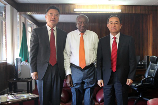 General Manager Zhang Keli of CNMC Met with Zambia’s Finance Minister Alexander Chikwanda