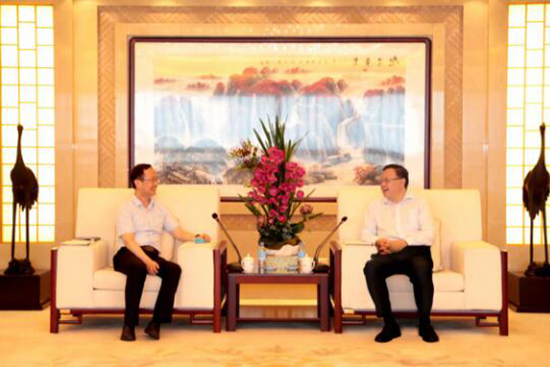 Chairman Wang Tongzhou Met with Sun Xueqing, Secretary General of ACFA and His Delegation